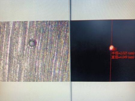 Mo micro-perforado con láser